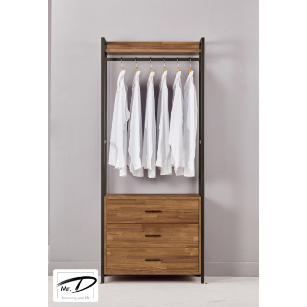 C3502  1275-4 漢諾瓦2.6尺三抽衣櫥 C3502  1275-4 漢諾瓦2.6尺三抽衣櫥