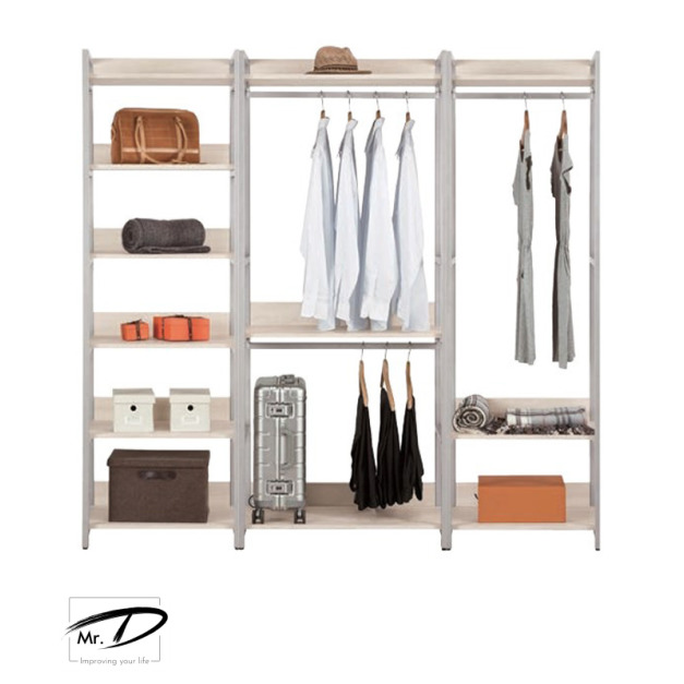 C3526 1280-2 卡蜜拉6.6尺組合衣櫥 C3526 1280-2 卡蜜拉6.6尺組合衣櫥