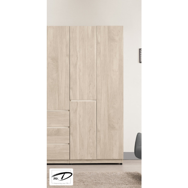 C3293 1162-4 丹尼爾2.5尺三門雙吊衣櫥(右) C3293 1162-4 丹尼爾2.5尺三門雙吊衣櫥(右)