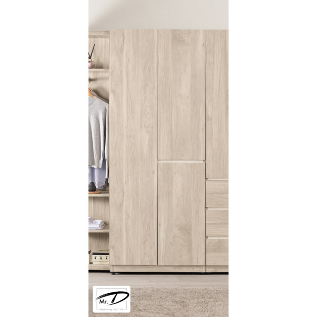 C3291 1162-2 丹尼爾2.5尺三門雙吊衣櫥(左) C3291 1162-2 丹尼爾2.5尺三門雙吊衣櫥(左)