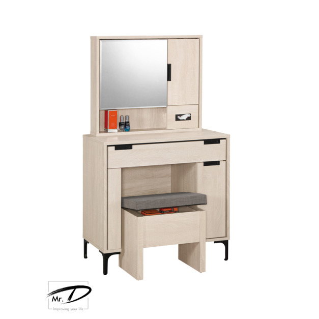 C3176 1123-3 昆提斯2.7尺化妝台(全組) C3176 1123-3 昆提斯2.7尺化妝台(全組)