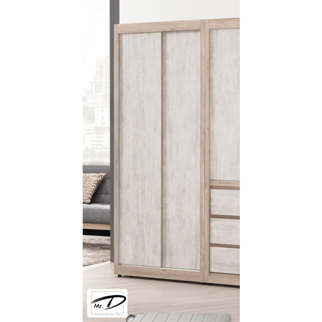 C3407 1231-2 納維斯2.7尺拉門衣櫥(雙吊) C3407 1231-2 納維斯2.7尺拉門衣櫥(雙吊)