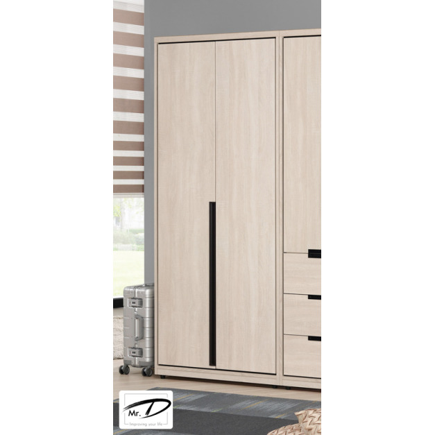 C3189 1127-3 昆提斯2.7尺衣櫥(單吊) C3189 1127-3 昆提斯2.7尺衣櫥(單吊)