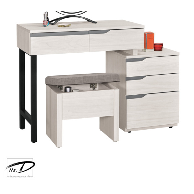 C3045 1029-4 羅恩2.7尺伸縮化妝台下座 C3045 1029-4 羅恩2.7尺伸縮化妝台下座