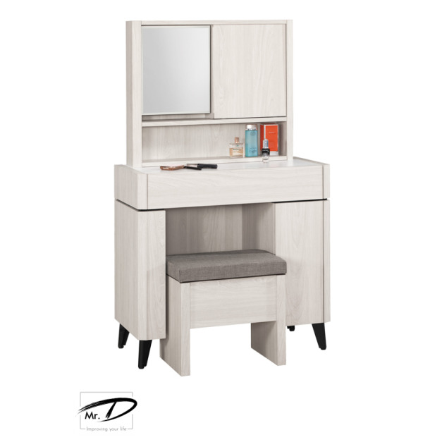 C3109 1081-5 艾德嘉2.7尺化妝台(全組) C3109 1081-5 艾德嘉2.7尺化妝台(全組)