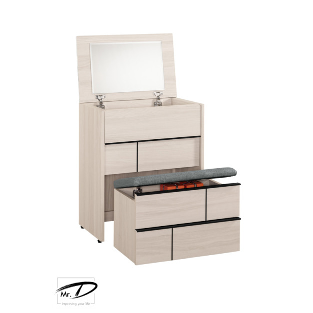 C3131 1087-5 里斯特2尺多功能掀鏡化妝台 C3131 1087-5 里斯特2尺多功能掀鏡化妝台