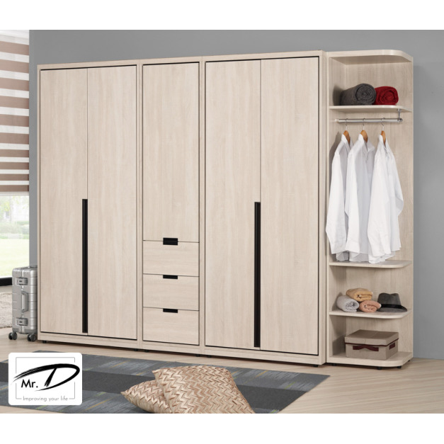 C3187 1128-1 昆提斯8.3尺組合衣櫥(全組) C3187 1128-1 昆提斯8.3尺組合衣櫥(全組)