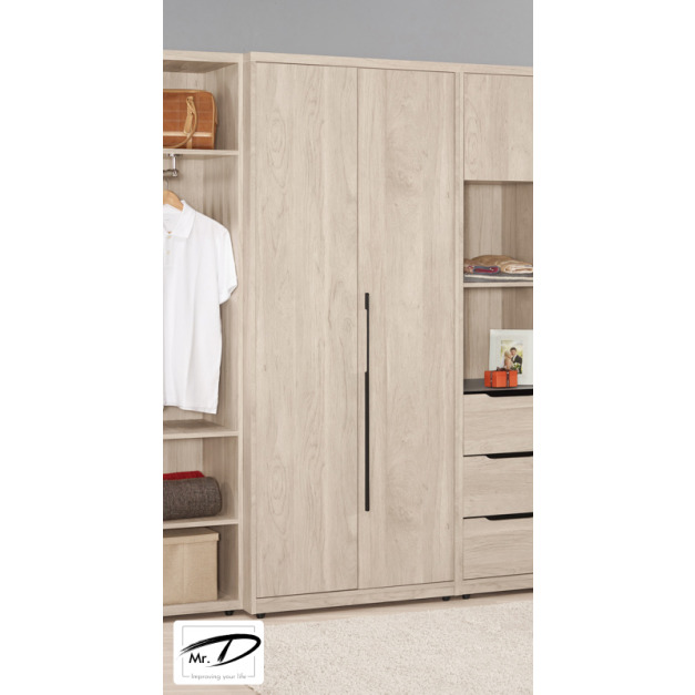 C3322 1171-3 韋斯里2.7尺衣櫥(單吊) C3322 1171-3 韋斯里2.7尺衣櫥(單吊)