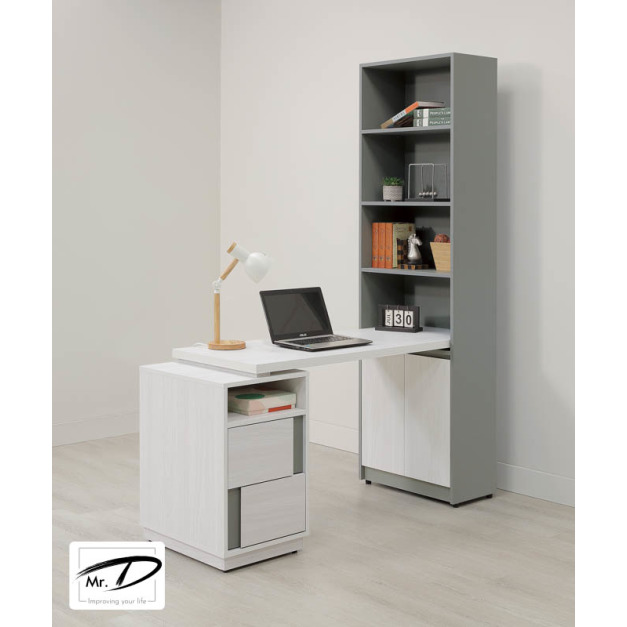 B4052 561-06 凱倫4尺桌面書櫃組(可反向擺放) B4052 561-06 凱倫4尺桌面書櫃組(可反向擺放)