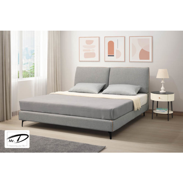 B3013 7-02 比利5尺床台 (亞麻布) B3013 7-02 比利5尺床台 (亞麻布)