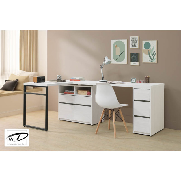 B4089 569-02 弗洛拉7×4尺L型功能桌組 B4089 569-02 弗洛拉7×4尺L型功能桌組