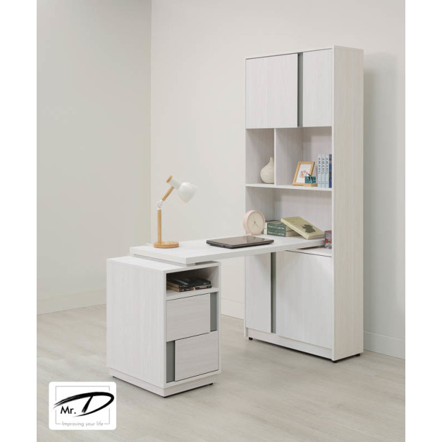 B4049 561-03 凱倫4尺桌面書櫃組(可反向擺放) B4049 561-03 凱倫4尺桌面書櫃組(可反向擺放)