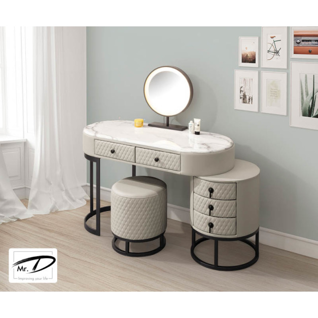 B3050 18-03 米雪兒4尺岩板伸縮鏡台 (含椅) B3050 18-03 米雪兒4尺岩板伸縮鏡台 (含椅)