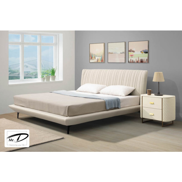 B3007 4-01 莫內5尺床台 (科技布) B3007 4-01 莫內5尺床台 (科技布)