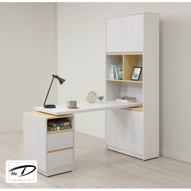 B4032 558-01 泰勒5尺桌面書櫃組(可左右自由擺放) B4032 558-01 泰勒5尺桌面書櫃組(可左右自由擺放)