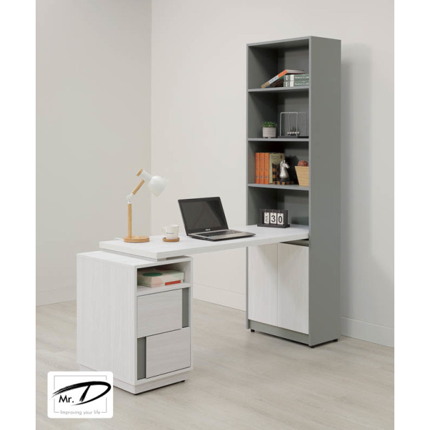 B4050 561-04 凱倫5尺桌面書櫃組(可反向擺放) B4050 561-04 凱倫5尺桌面書櫃組(可反向擺放)