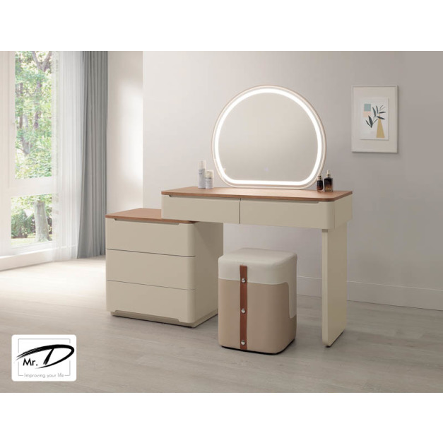 B3065 22-02 賽麗絲3.3尺伸縮鏡台 (含椅) (左、右自由擺放) B3065 22-02 賽麗絲3.3尺伸縮鏡台 (含椅) (左、右自由擺放)