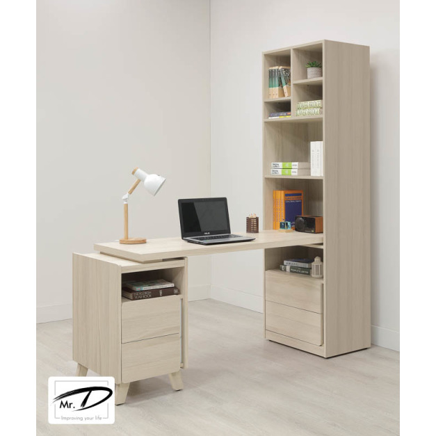 B4015 554-04 萊米克5尺桌面書櫃組 (可左右自由擺放) B4015 554-04 萊米克5尺桌面書櫃組 (可左右自由擺放)