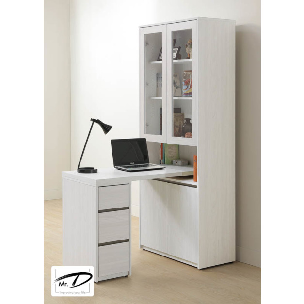 B4081 568-03 弗洛拉2.7尺書櫃桌組(可反向擺放) B4081 568-03 弗洛拉2.7尺書櫃桌組(可反向擺放)