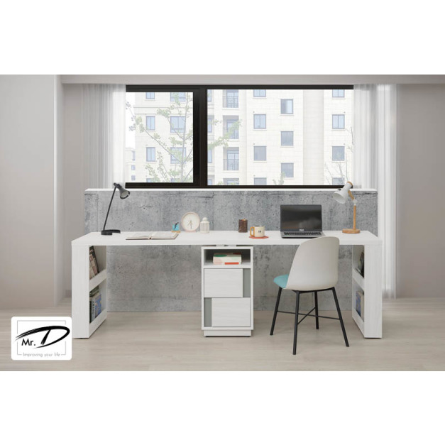 B4058 562-04 凱倫8尺雙人書桌組 B4058 562-04 凱倫8尺雙人書桌組