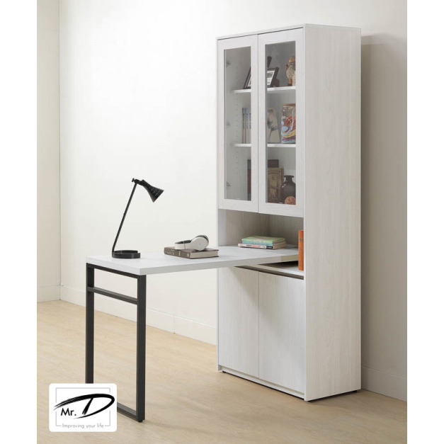 B4080 568-02 弗洛拉2.7尺書櫃桌組(可反向擺放) B4080 568-02 弗洛拉2.7尺書櫃桌組(可反向擺放)