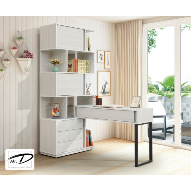 B4075 566-04 沃克h型功能書櫥桌組(書櫃抽在左) B4075 566-04 沃克h型功能書櫥桌組(書櫃抽在左)