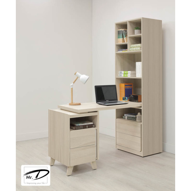 B4017 554-06 萊米克4尺桌面書櫃組 (可左右自由擺放) B4017 554-06 萊米克4尺桌面書櫃組 (可左右自由擺放)