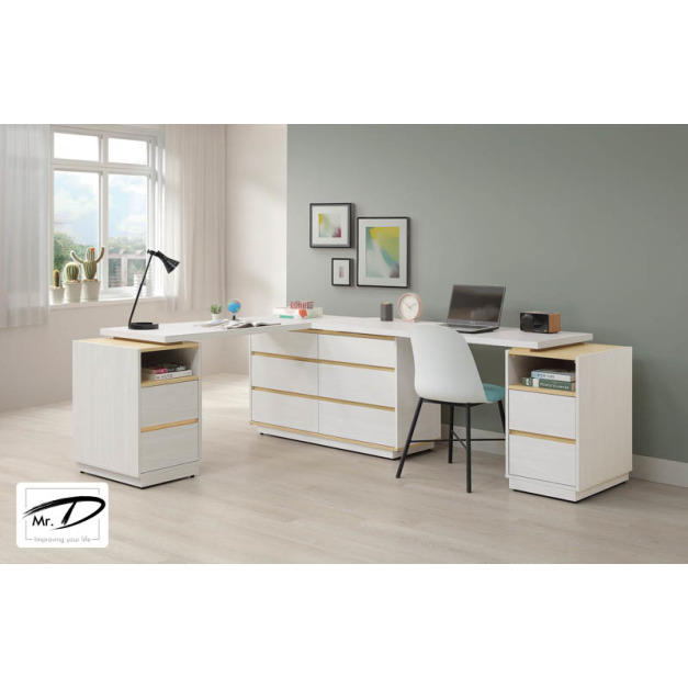 B4040 559-01 泰勒7×5尺L型功能桌組(可反向擺放) B4040 559-01 泰勒7×5尺L型功能桌組(可反向擺放)