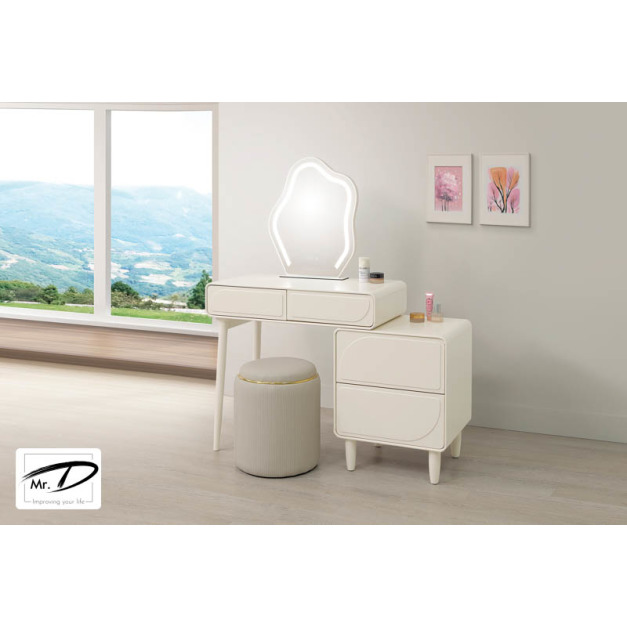B3078 24-06 格里爾2.7尺伸縮鏡台 (含椅)(左、右自由擺放) B3078 24-06 格里爾2.7尺伸縮鏡台 (含椅)(左、右自由擺放)