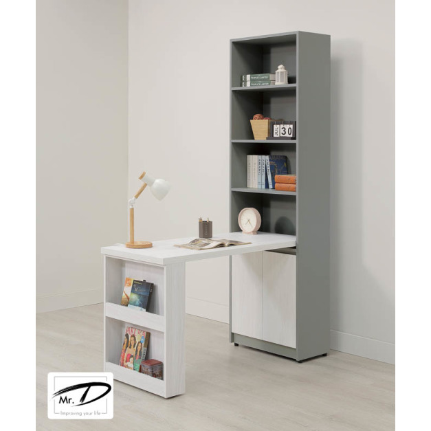 B4051 561-05 凱倫4尺桌面書櫃組(可反向擺放) B4051 561-05 凱倫4尺桌面書櫃組(可反向擺放)