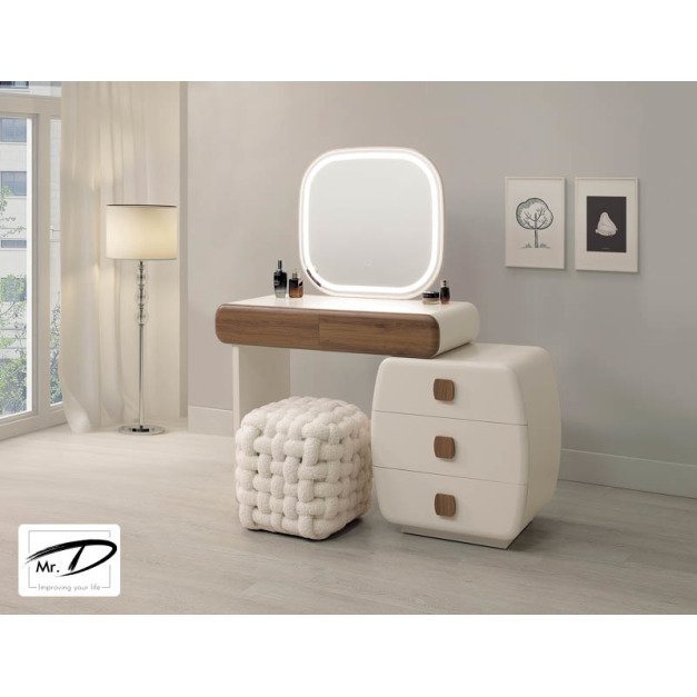 B3066 22-03 尼基塔3尺伸縮鏡台 (含椅) (左、右自由擺放) B3066 22-03 尼基塔3尺伸縮鏡台 (含椅) (左、右自由擺放)