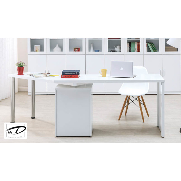 B4093 570-03 艾美白色4.8尺旋轉功能桌(360°自由旋轉使用) B4093 570-03 艾美白色4.8尺旋轉功能桌(360°自由旋轉使用)