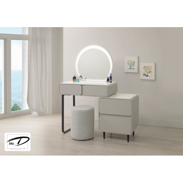 B3080 25-02 布麗2.7尺伸縮鏡台 (含椅)(左、右自由擺放) B3080 25-02 布麗2.7尺伸縮鏡台 (含椅)(左、右自由擺放)