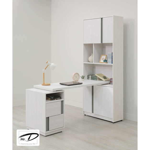 B4047 561-01 凱倫5尺桌面書櫃組(可反向擺放) B4047 561-01 凱倫5尺桌面書櫃組(可反向擺放)