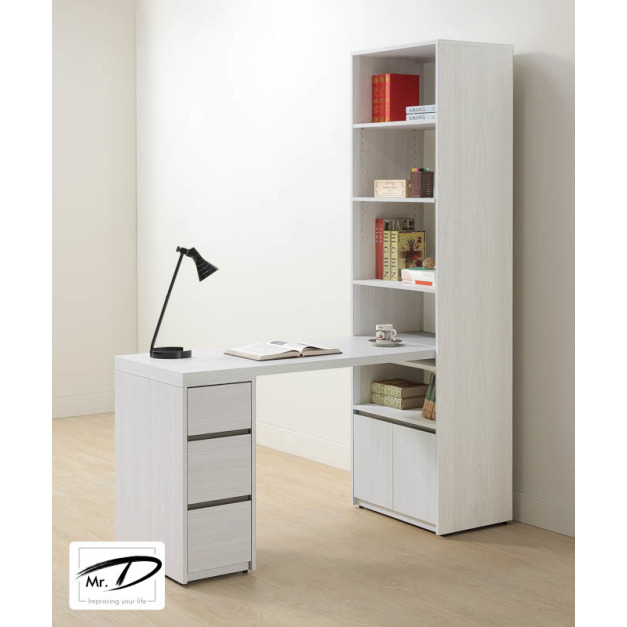 B4082 568-04 弗洛拉2尺書櫃桌組(可反向擺放) B4082 568-04 弗洛拉2尺書櫃桌組(可反向擺放)