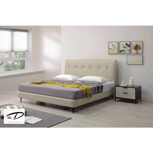 B3017 9-03 蒙大拿6尺半牛皮床台 B3017 9-03 蒙大拿6尺半牛皮床台