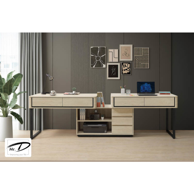 B4120 577-05 威瑟斯8尺雙人書桌組 B4120 577-05 威瑟斯8尺雙人書桌組