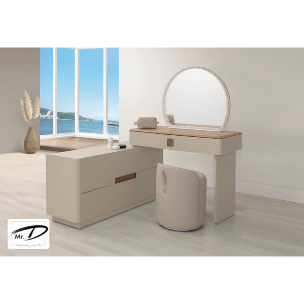 B3057 19-04 迪安娜3.3尺伸縮鏡台 (含椅) B3057 19-04 迪安娜3.3尺伸縮鏡台 (含椅)