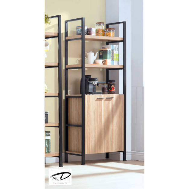 B4150 461-03 保羅原木色2.7尺二門書櫃 B4150 461-03 保羅原木色2.7尺二門書櫃