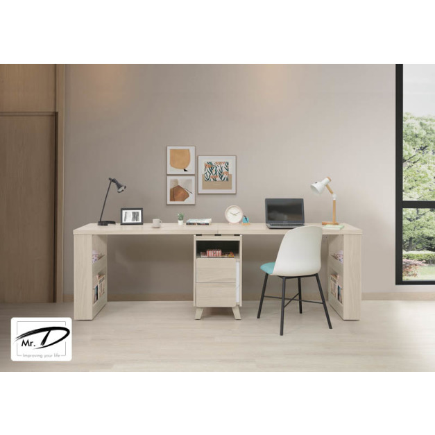 B4027 556-06 萊米克8尺雙人書桌組 B4027 556-06 萊米克8尺雙人書桌組