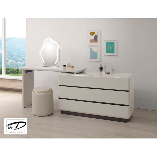 B3060 21-01 艾格妮4尺伸縮鏡台組 (含椅)(左、右自由擺放) B3060 21-01 艾格妮4尺伸縮鏡台組 (含椅)(左、右自由擺放)