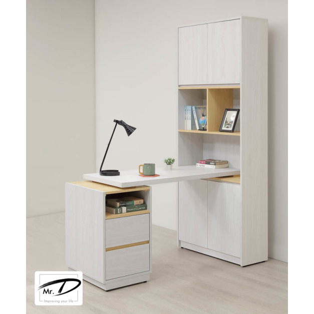 B4034 558-03 泰勒4尺桌面書櫃組(可左右自由擺放) B4034 558-03 泰勒4尺桌面書櫃組(可左右自由擺放)