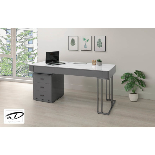 B4001 545-01 米尼奧5.3尺岩板書桌 (868 深灰)(可左右自由擺放) B4001 545-01 米尼奧5.3尺岩板書桌 (868 深灰)(可左右自由擺放)