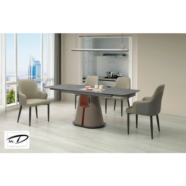 B2129 471-01 凱爾6.6尺複合陶板伸縮餐桌 B2129 471-01 凱爾6.6尺複合陶板伸縮餐桌