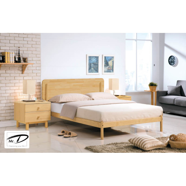 B3428 149-04 羅德北歐本色5尺床台(木面) B3428 149-04 羅德北歐本色5尺床台(木面)