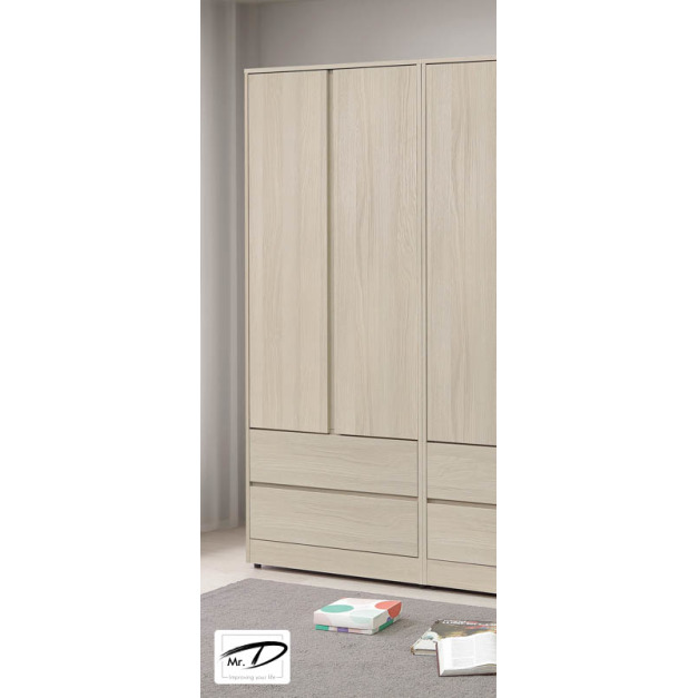 B3168 52-02 克利奧3×7尺暗抽衣櫥 B3168 52-02 克利奧3×7尺暗抽衣櫥