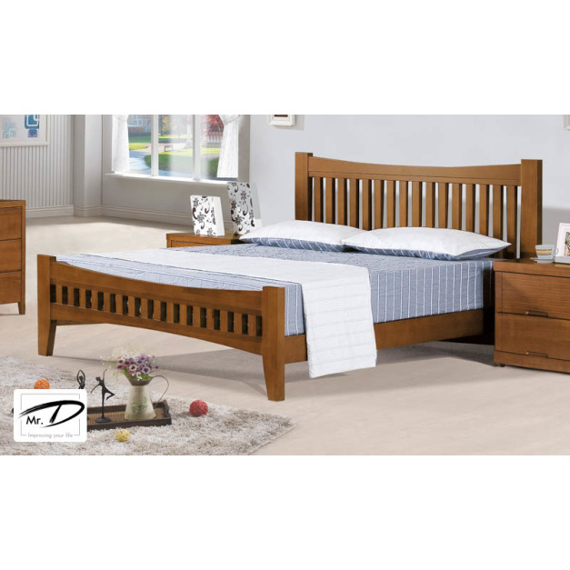 B3485 178-03 依娜柚木色5尺床台 B3485 178-03 依娜柚木色5尺床台