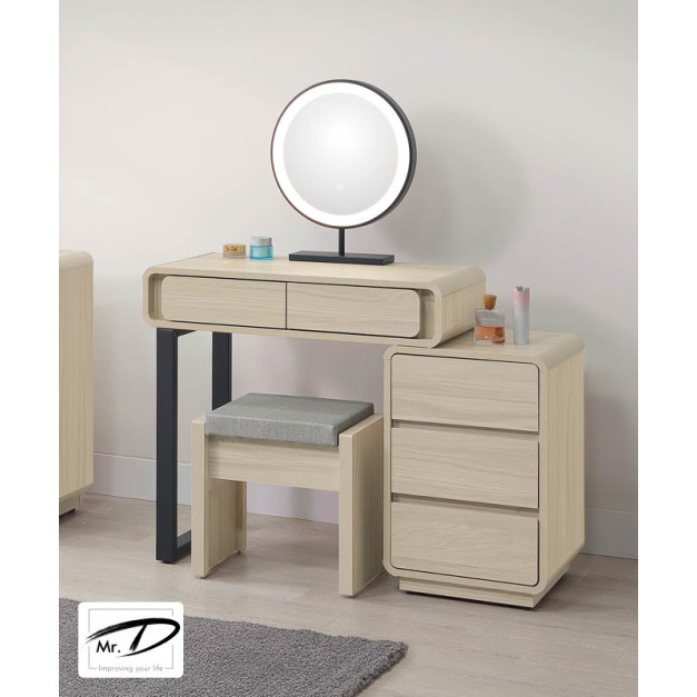 B3159 47-02 克利奧2.7尺伸縮鏡台 (含椅)(可左右擺放) B3159 47-02 克利奧2.7尺伸縮鏡台 (含椅)(可左右擺放)