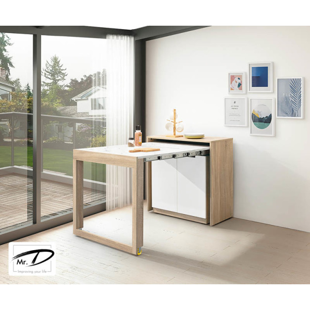 B2052 427-03 雨果2.7尺伸縮功能桌收納櫃(原切/白) B2052 427-03 雨果2.7尺伸縮功能桌收納櫃(原切/白)