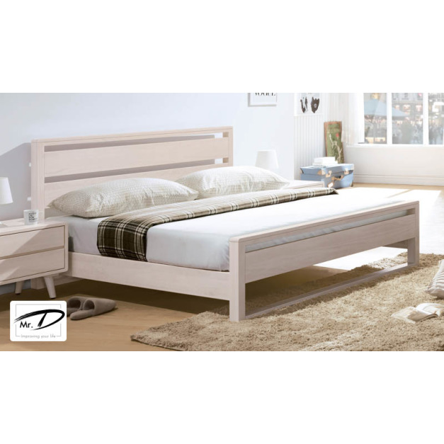 B3423 148-04 丹麥洗白全實木6尺床台 B3423 148-04 丹麥洗白全實木6尺床台